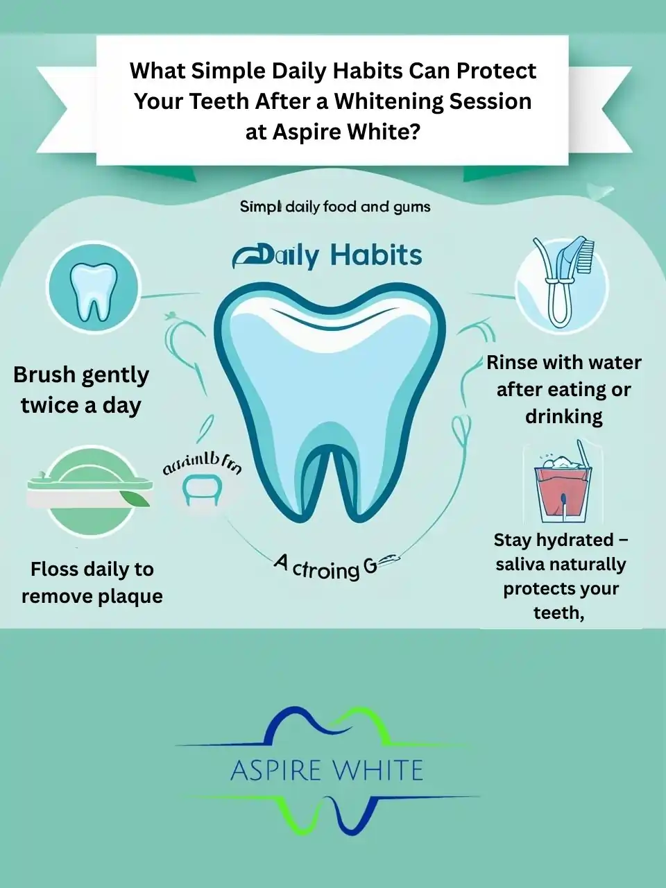 What Simple Daily Habits Can Protect Your Teeth After a Whitening Session at Aspire White Rotherham